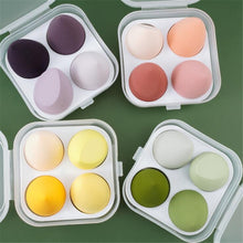 Load image into Gallery viewer, 4pcs Makeup Blender Cosmetic Puff Makeup Sponge with Storage Box
