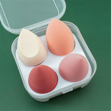 Load image into Gallery viewer, 4pcs Makeup Blender Cosmetic Puff Makeup Sponge with Storage Box