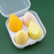 Load image into Gallery viewer, 4pcs Makeup Blender Cosmetic Puff Makeup Sponge with Storage Box