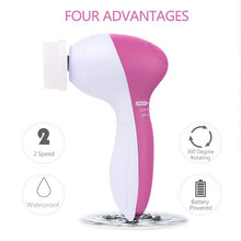 Load image into Gallery viewer, 5 in 1 Facial Cleansing Brush