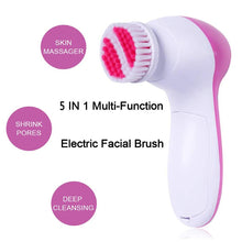 Load image into Gallery viewer, 5 in 1 Facial Cleansing Brush