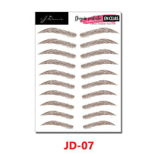 Load image into Gallery viewer, 4D Eyebrow Tattoo Sticker Hair-Like False Eyebrows Waterproof Long Lasting Water Transfer Eye Brow Stickers Makeup Cosmetics