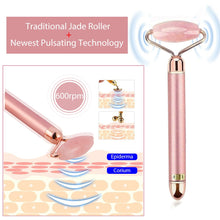 Load image into Gallery viewer, 3 in 1 Vibrating Jade Roller