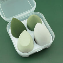 Load image into Gallery viewer, 4pcs Makeup Blender Cosmetic Puff Makeup Sponge with Storage Box