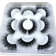 Load image into Gallery viewer, 5 pairs 8-25mm natural 3D false eyelashes