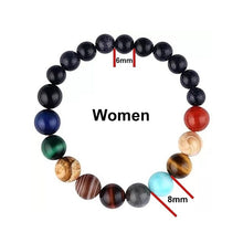 Load image into Gallery viewer, Lovers Eight Planets Natural Stone Bracelet
