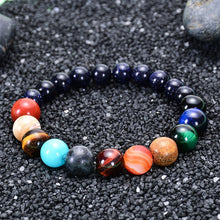 Load image into Gallery viewer, Lovers Eight Planets Natural Stone Bracelet
