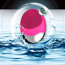 Load image into Gallery viewer, Wireless Silicone Facial Cleansing Massage Brush
