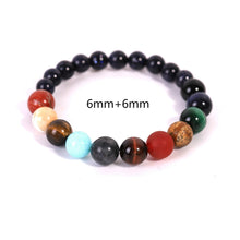 Load image into Gallery viewer, Lovers Eight Planets Natural Stone Bracelet
