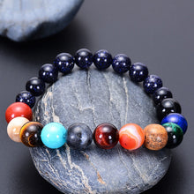 Load image into Gallery viewer, Lovers Eight Planets Natural Stone Bracelet
