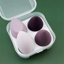 Load image into Gallery viewer, 4pcs Makeup Blender Cosmetic Puff Makeup Sponge with Storage Box
