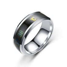 Load image into Gallery viewer, Temperature Ring Titanium Waterproof
