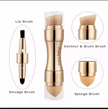 Load image into Gallery viewer, Retractable Travel Makeup Brush
