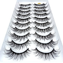 Load image into Gallery viewer, 2/5/10 Pairs Natural False  Eyelashes

