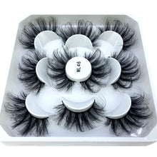 Load image into Gallery viewer, 5 pairs 8-25mm natural 3D false eyelashes
