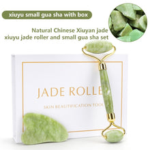 Load image into Gallery viewer, Natural Rose Quartz Jade Roller
